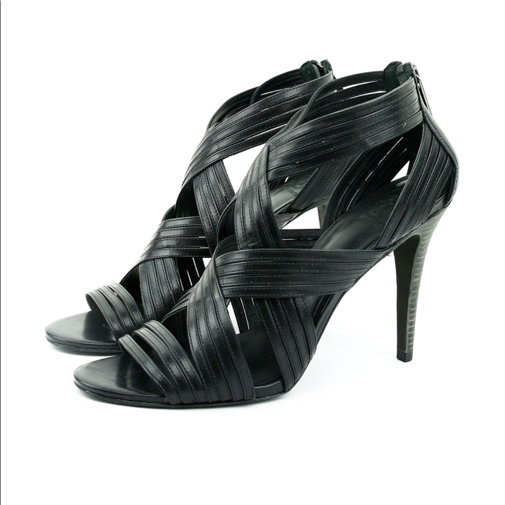 Tory Burch Strappy Black Pump Heels Size 8
Leather Stilettos Sexy